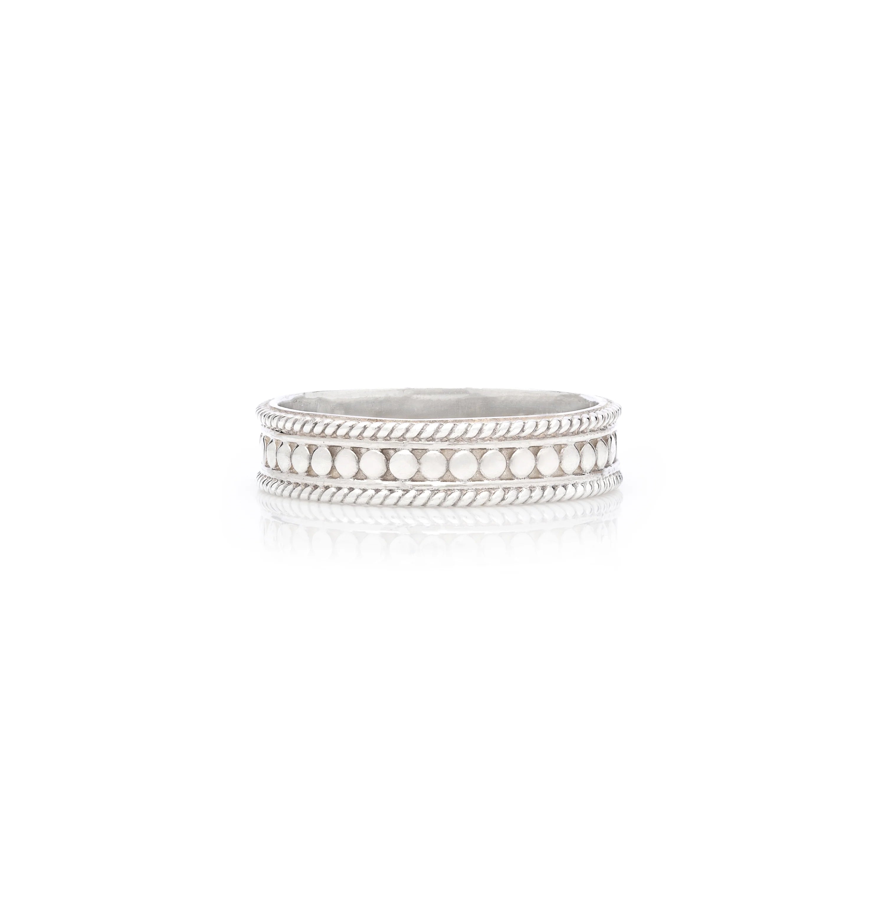 Anna Beck Dotted Stacking Ring - Silver