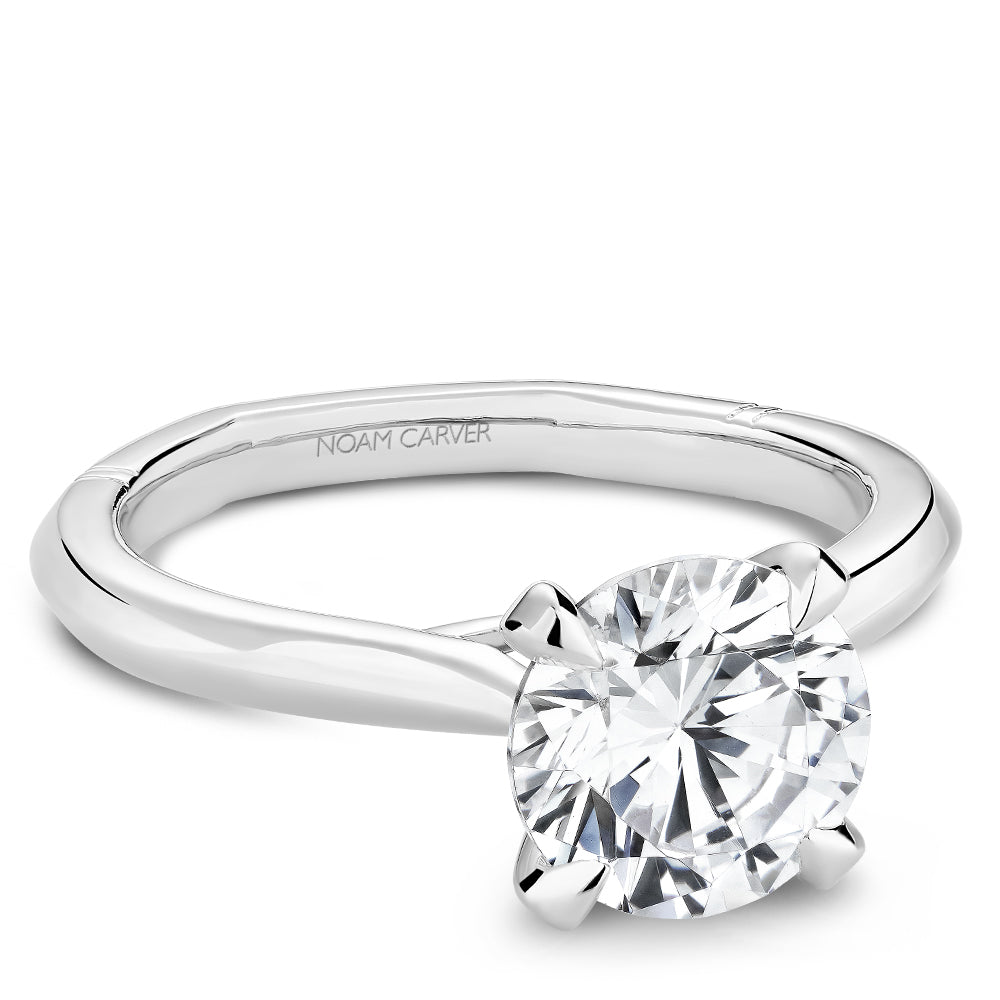 Noam Carver Diamond Solitaire Engagement Ring