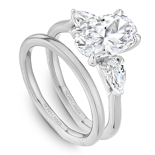 Noam Carver Three Stone Diamond Engagement Ring