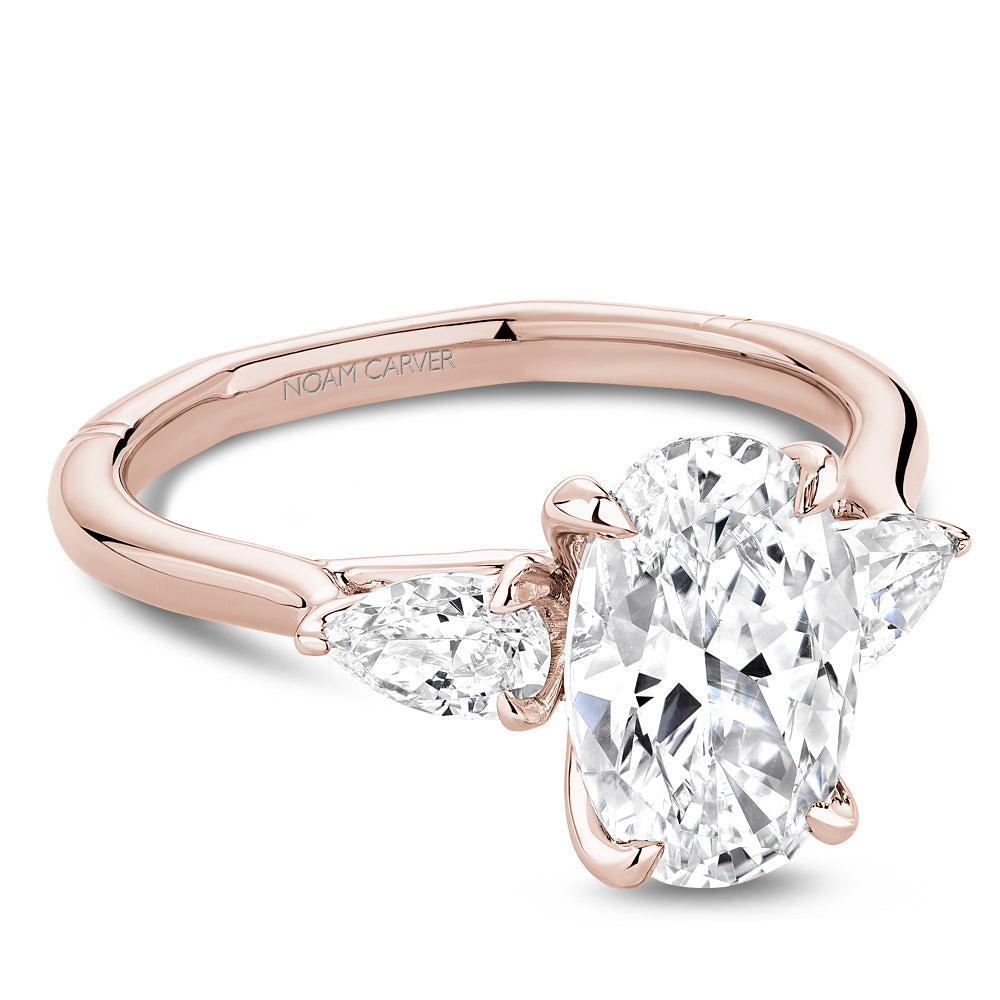 Noam Carver Three Stone Diamond Engagement Ring