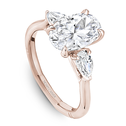 Noam Carver Three Stone Diamond Engagement Ring