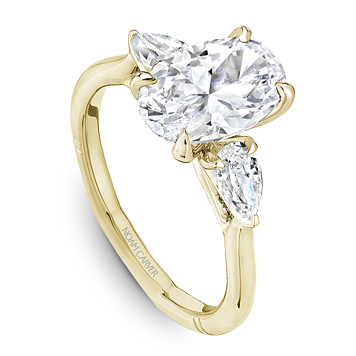 Noam Carver Three Stone Diamond Engagement Ring