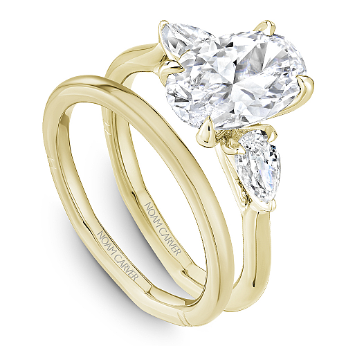Noam Carver Three Stone Diamond Engagement Ring