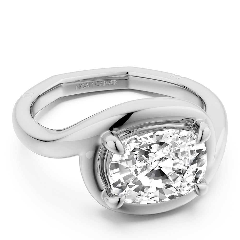 Noam Carver Diamond Solitaire Engagement Ring
