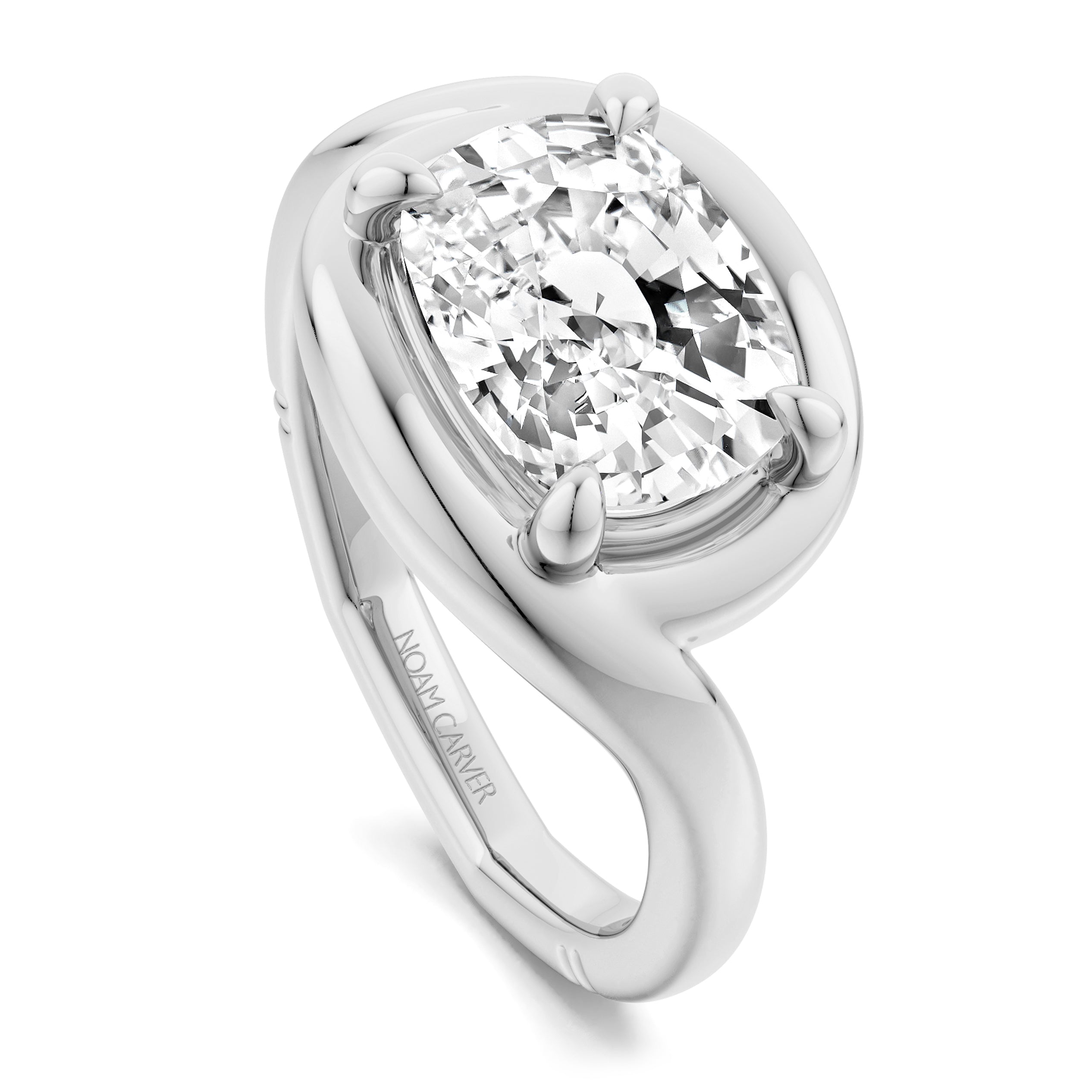 Noam Carver Diamond Solitaire Engagement Ring