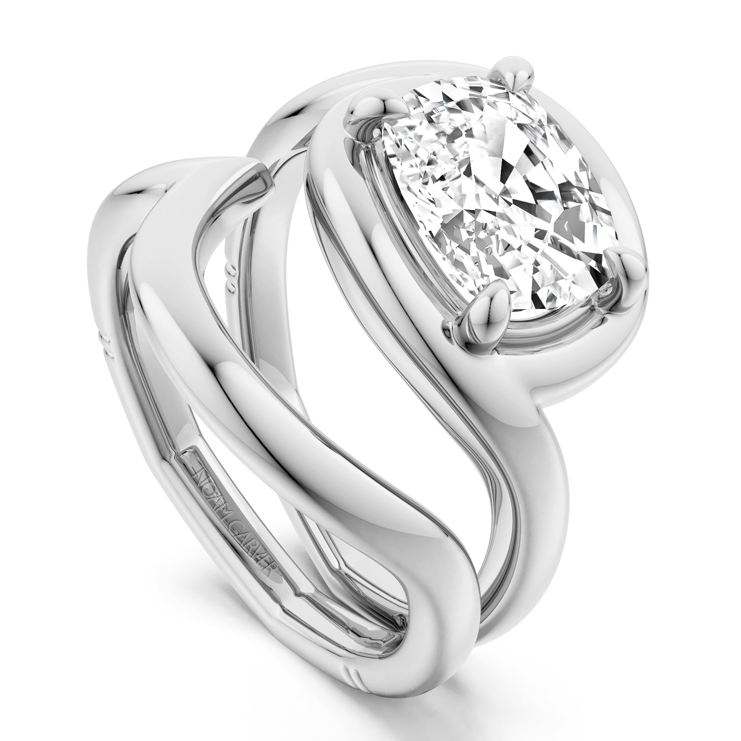 Noam Carver Diamond Solitaire Engagement Ring