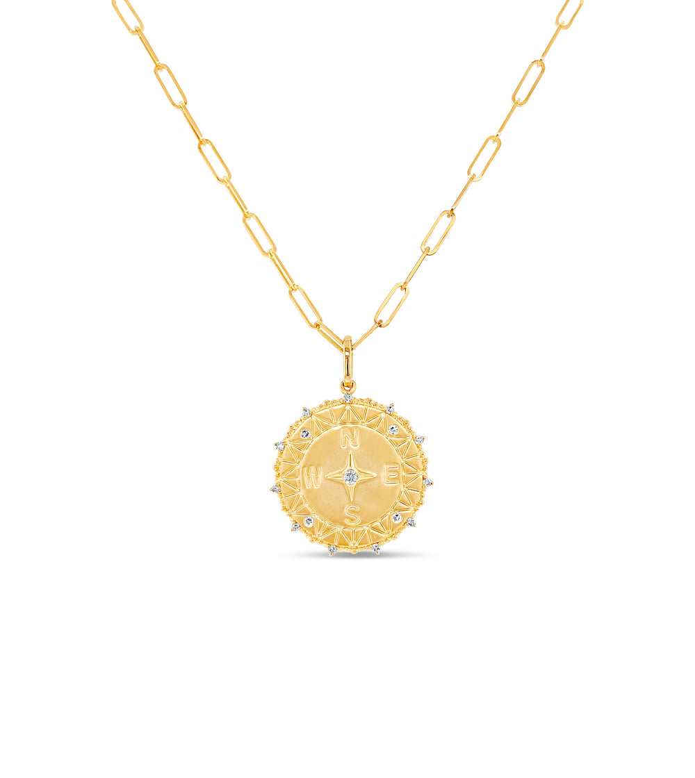 Dilamani Diamond Compass Pendant