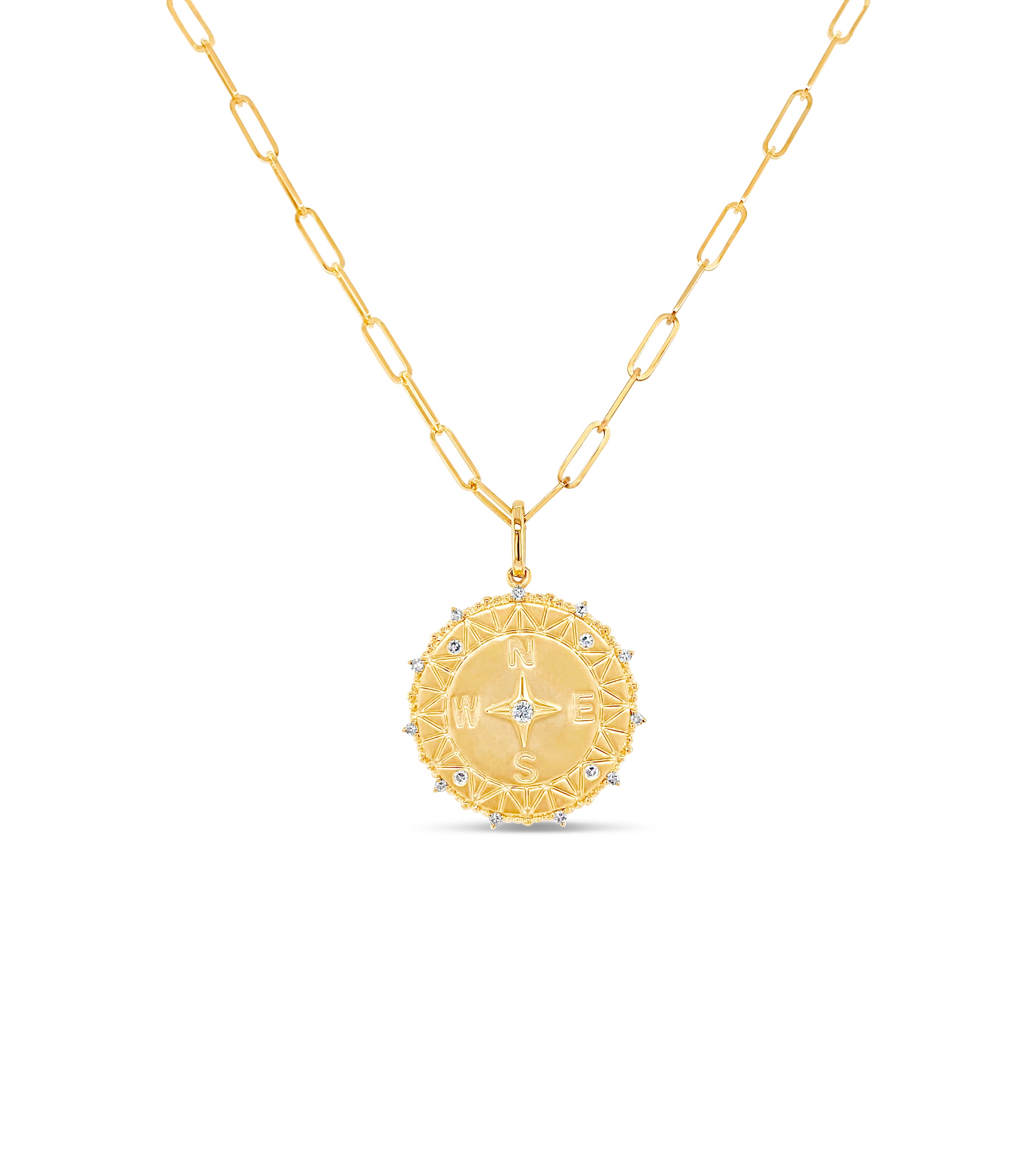 Dilamani Diamond Compass Pendant