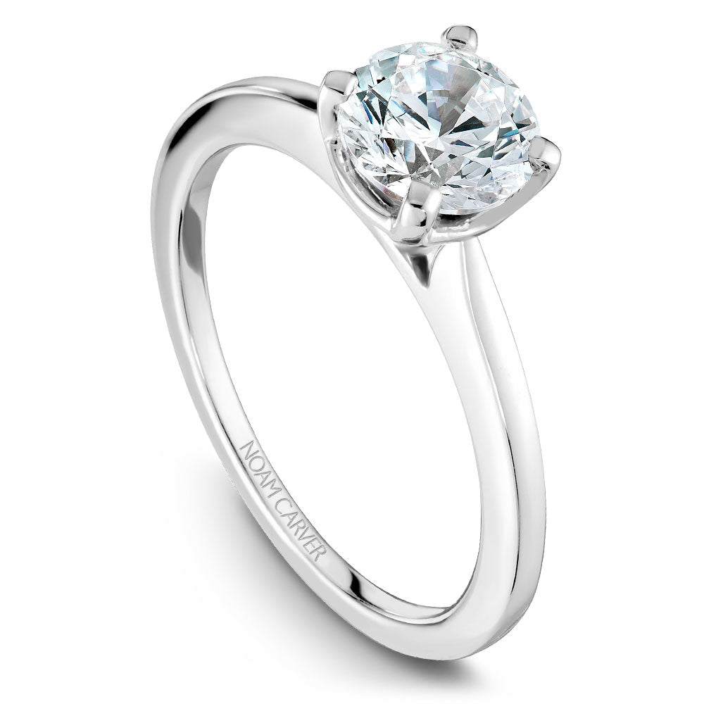 Noam Carver Diamond Solitaire Engagement Ring