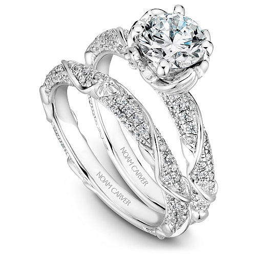 Noam Carver Floral Diamond Engagement Ring