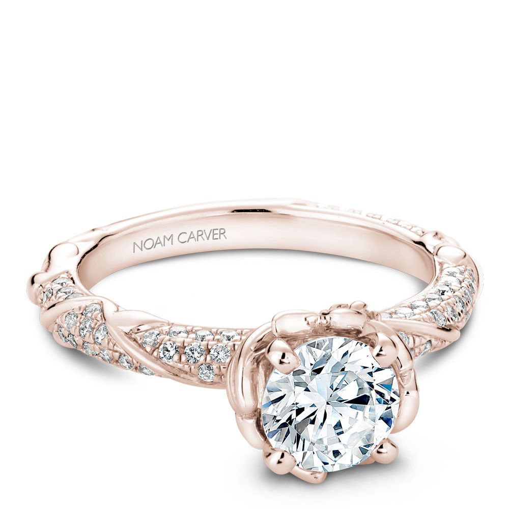 Noam Carver Floral Diamond Engagement Ring