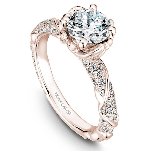 Noam Carver Floral Diamond Engagement Ring