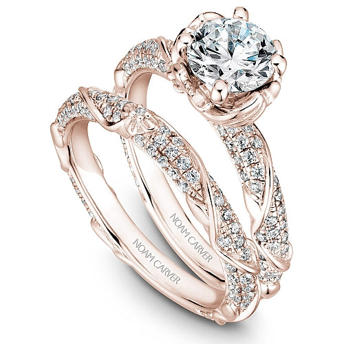 Noam Carver Floral Diamond Engagement Ring