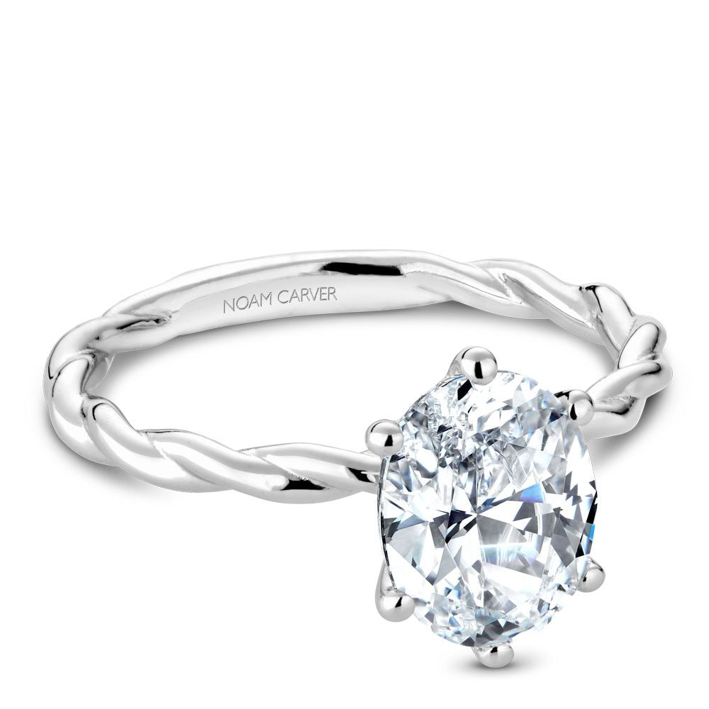 Noam Carver Diamond Solitaire Engagement Ring