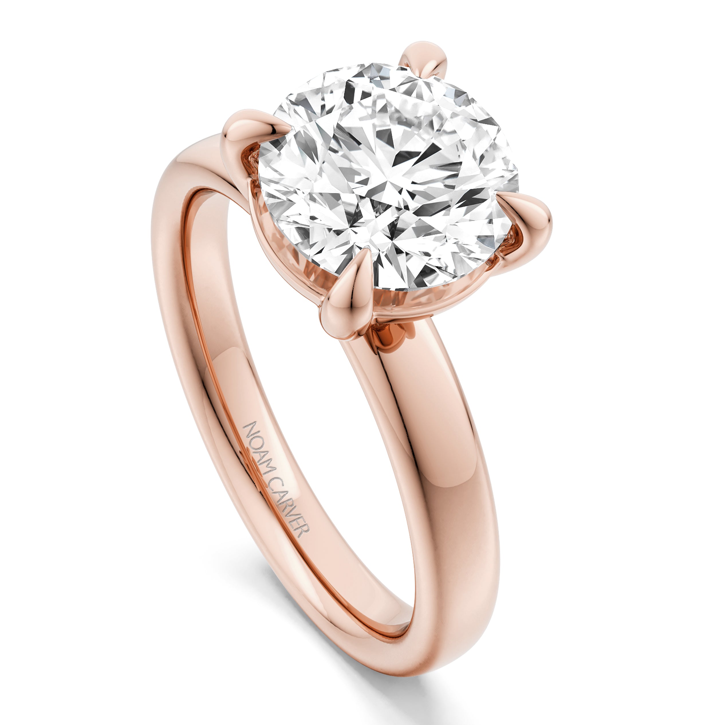 Noam Carver Diamond Solitaire Engagement Ring