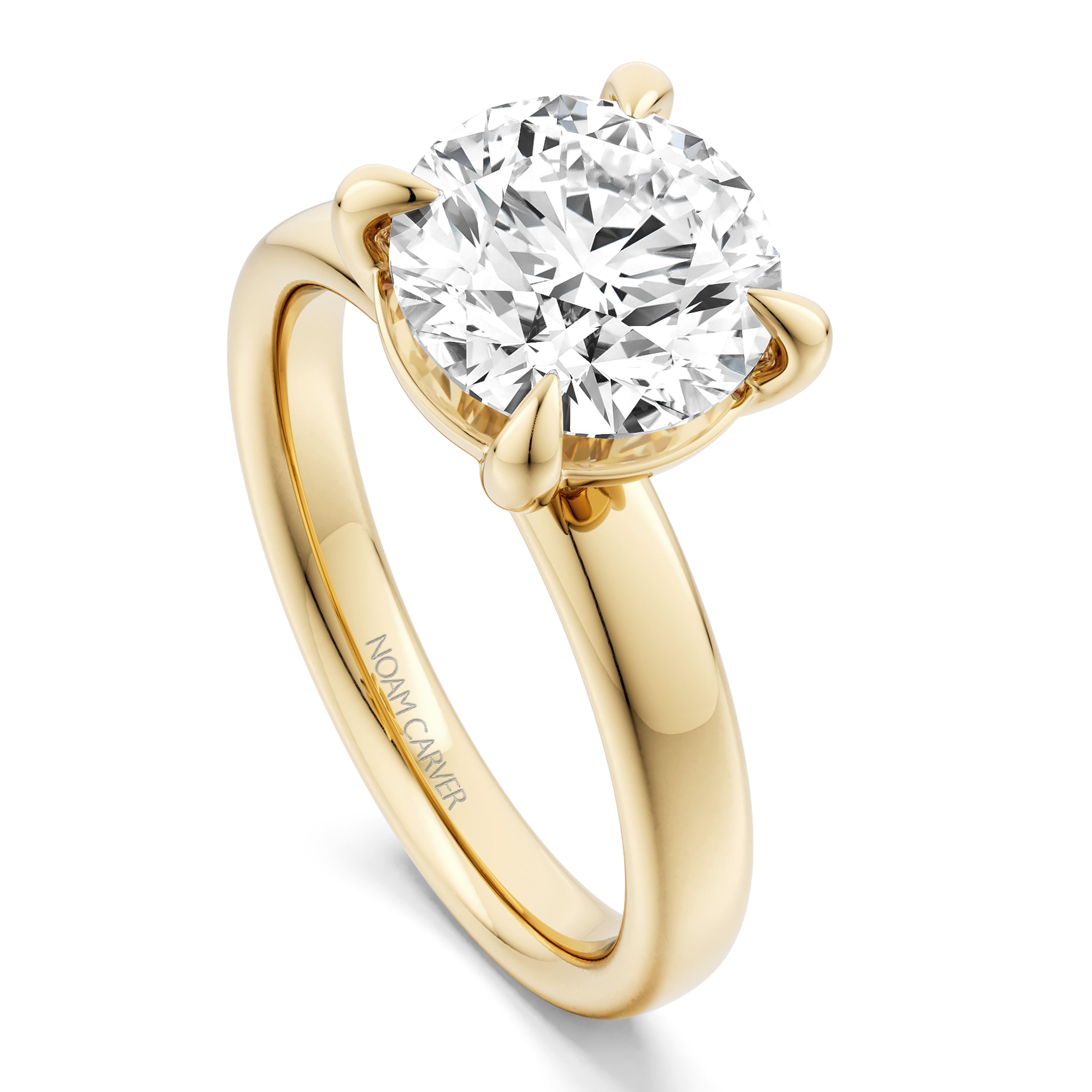 Noam Carver Diamond Solitaire Engagement Ring