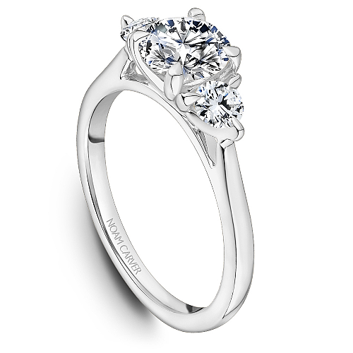 Noam Carver Three Stone Diamond Engagement Ring