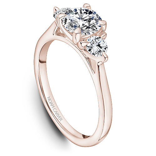 Noam Carver Three Stone Diamond Engagement Ring
