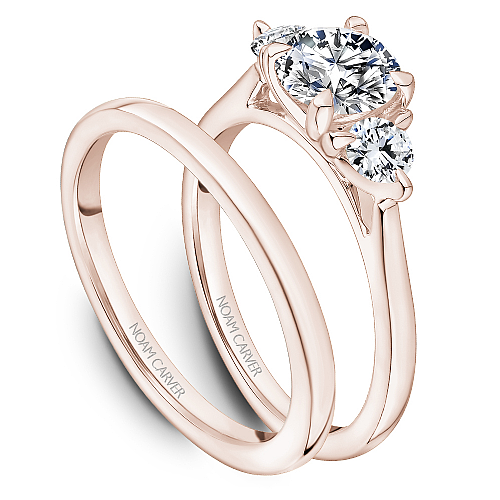 Noam Carver Three Stone Diamond Engagement Ring