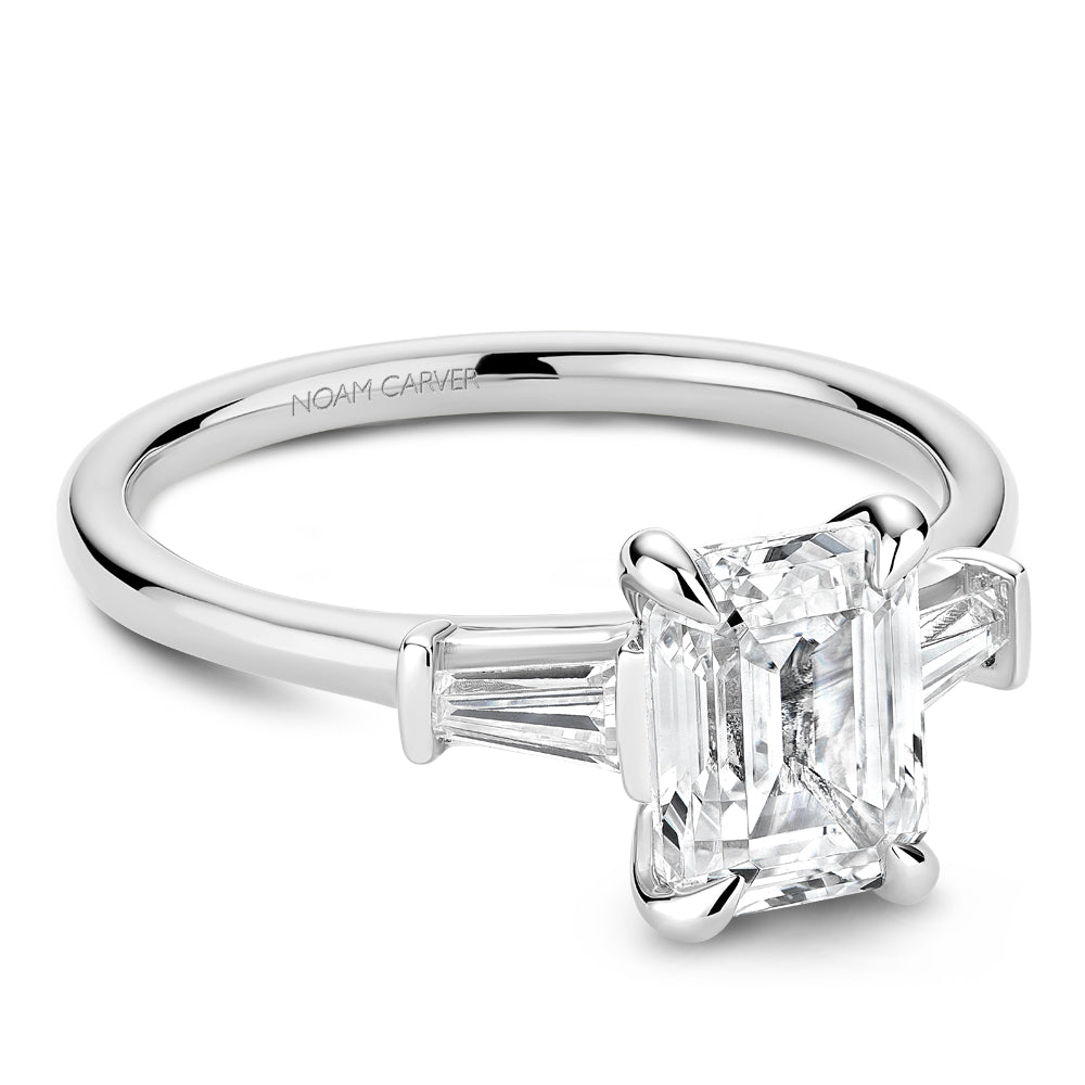 Noam Carver Three Stone Diamond Engagement Ring