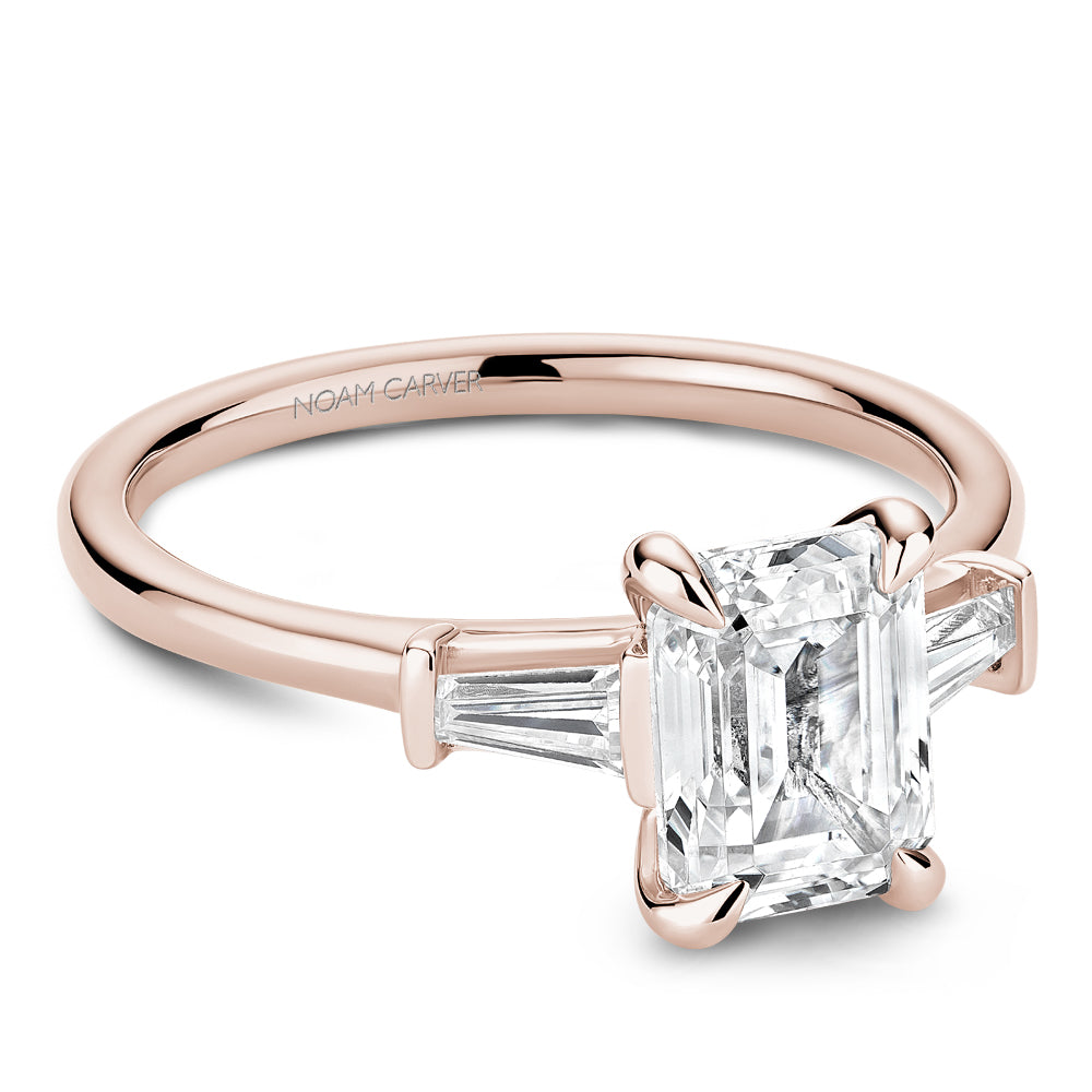 Noam Carver Three Stone Diamond Engagement Ring