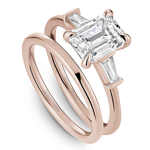 Noam Carver Three Stone Diamond Engagement Ring