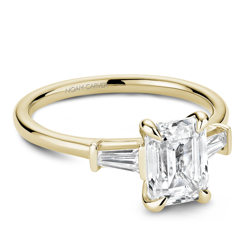 Noam Carver Three Stone Diamond Engagement Ring