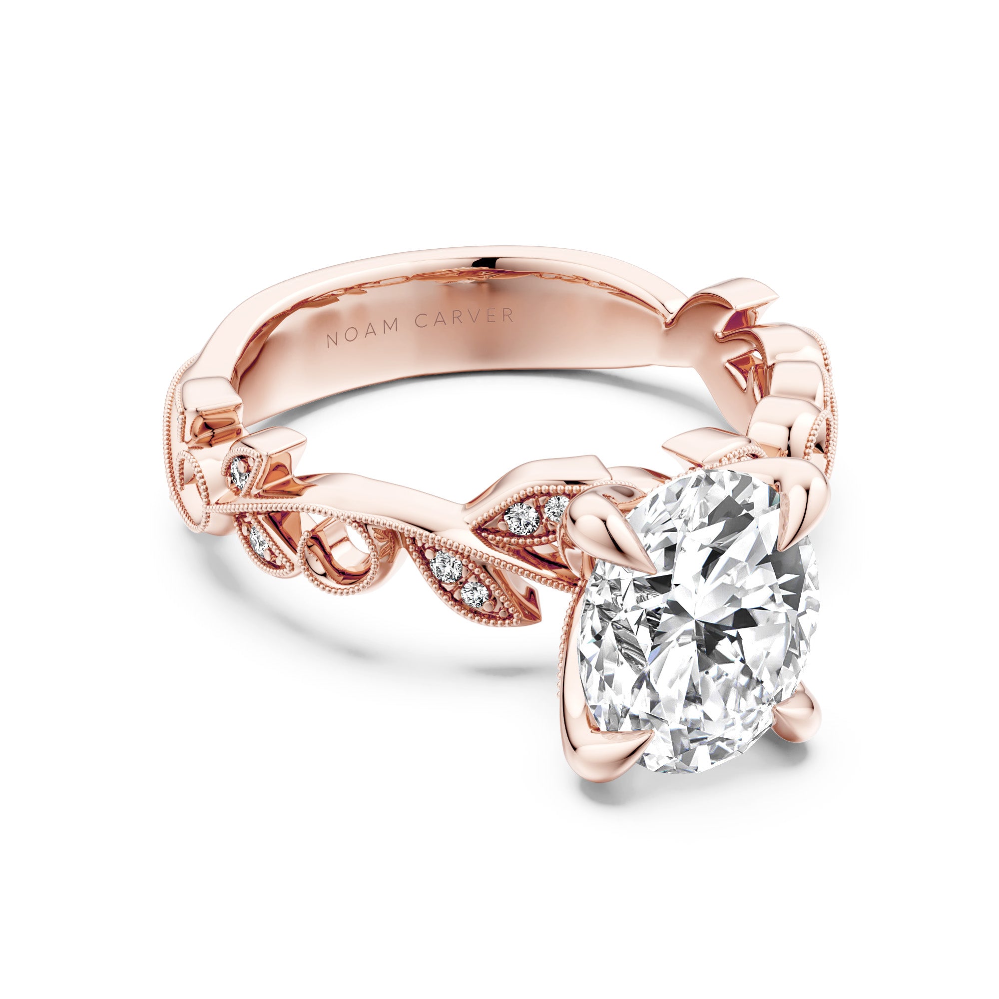 Noam Carver Floral Diamond Engagement Ring