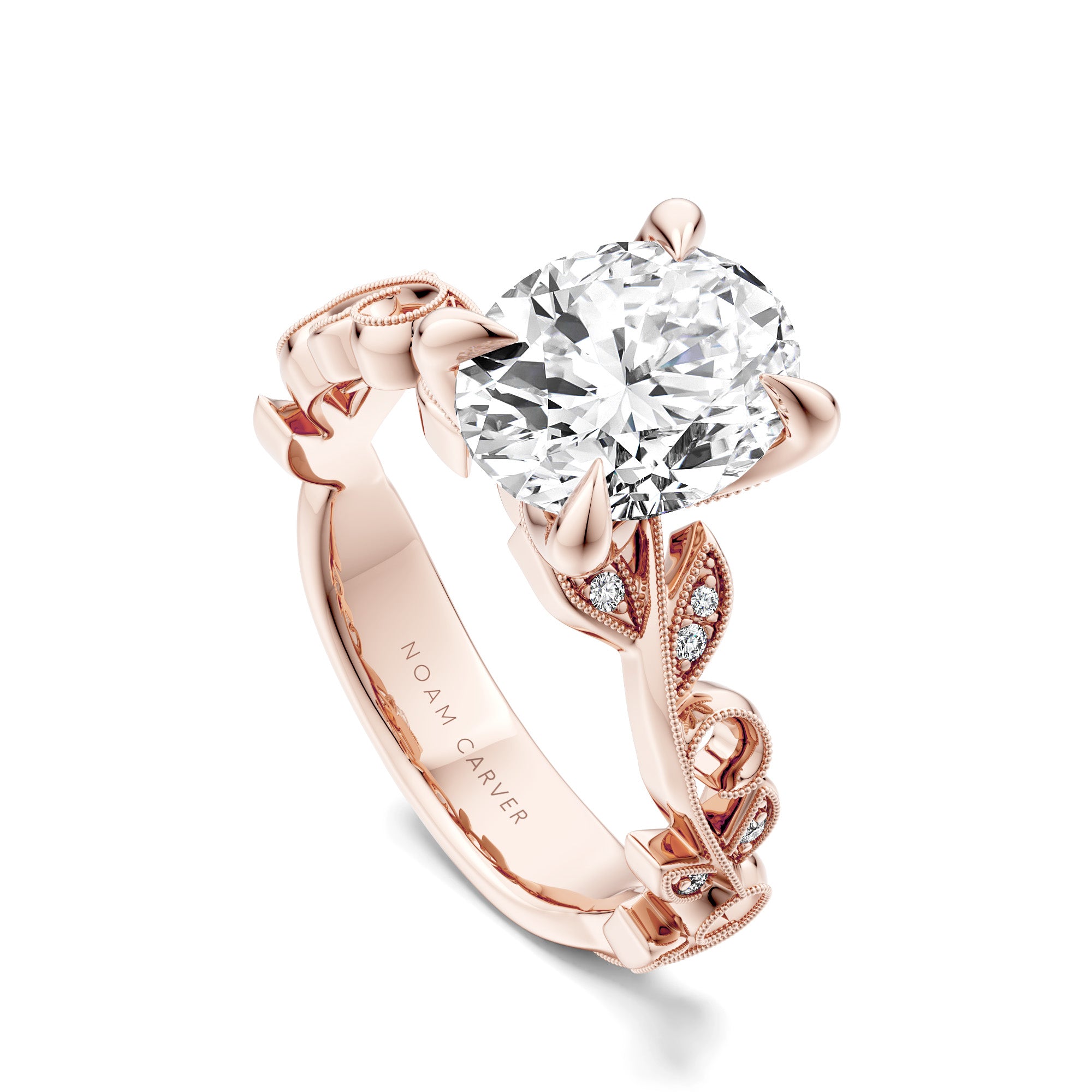 Noam Carver Floral Diamond Engagement Ring