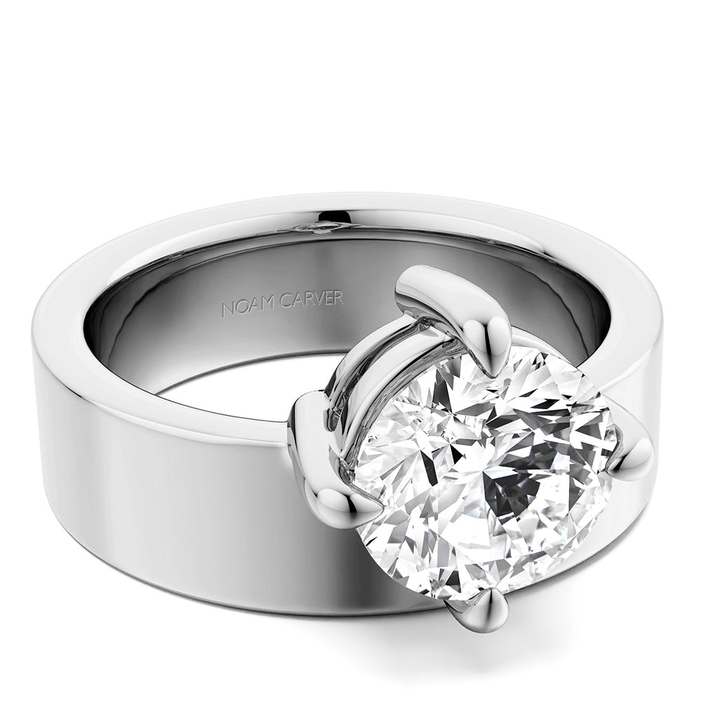 Noam Carver Diamond Solitaire Engagement Ring