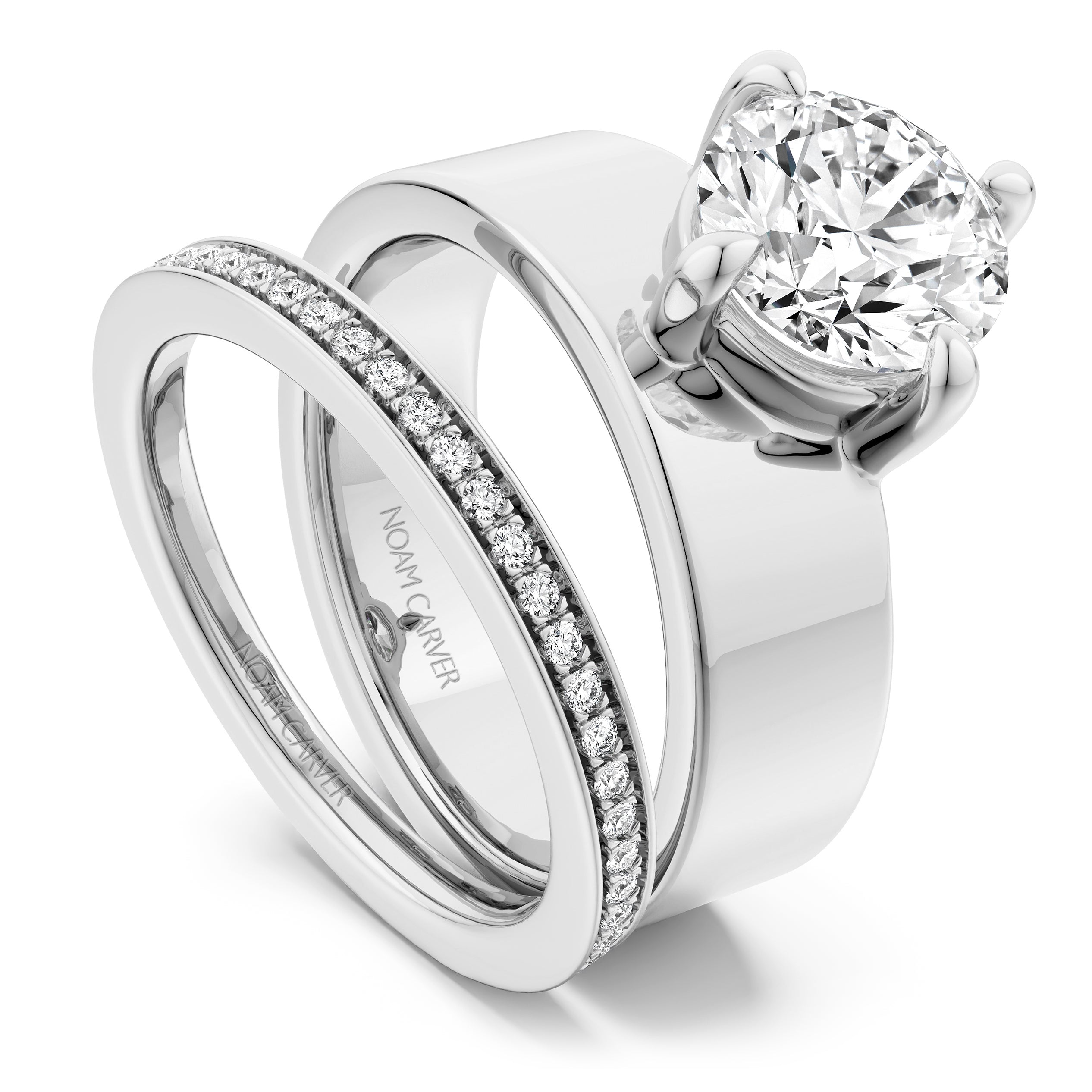 Noam Carver Diamond Solitaire Engagement Ring