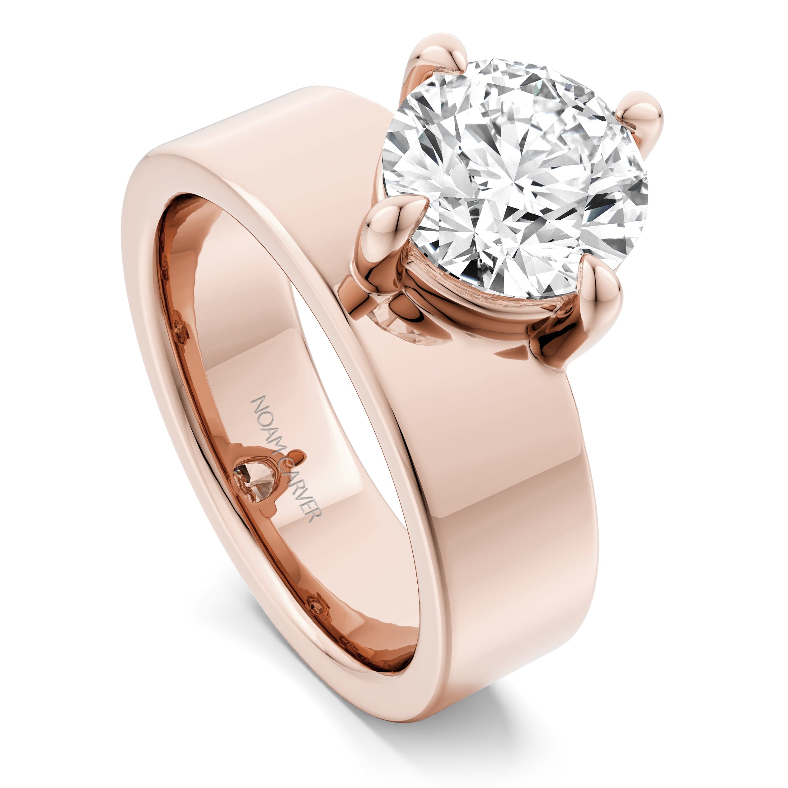 Noam Carver Diamond Solitaire Engagement Ring