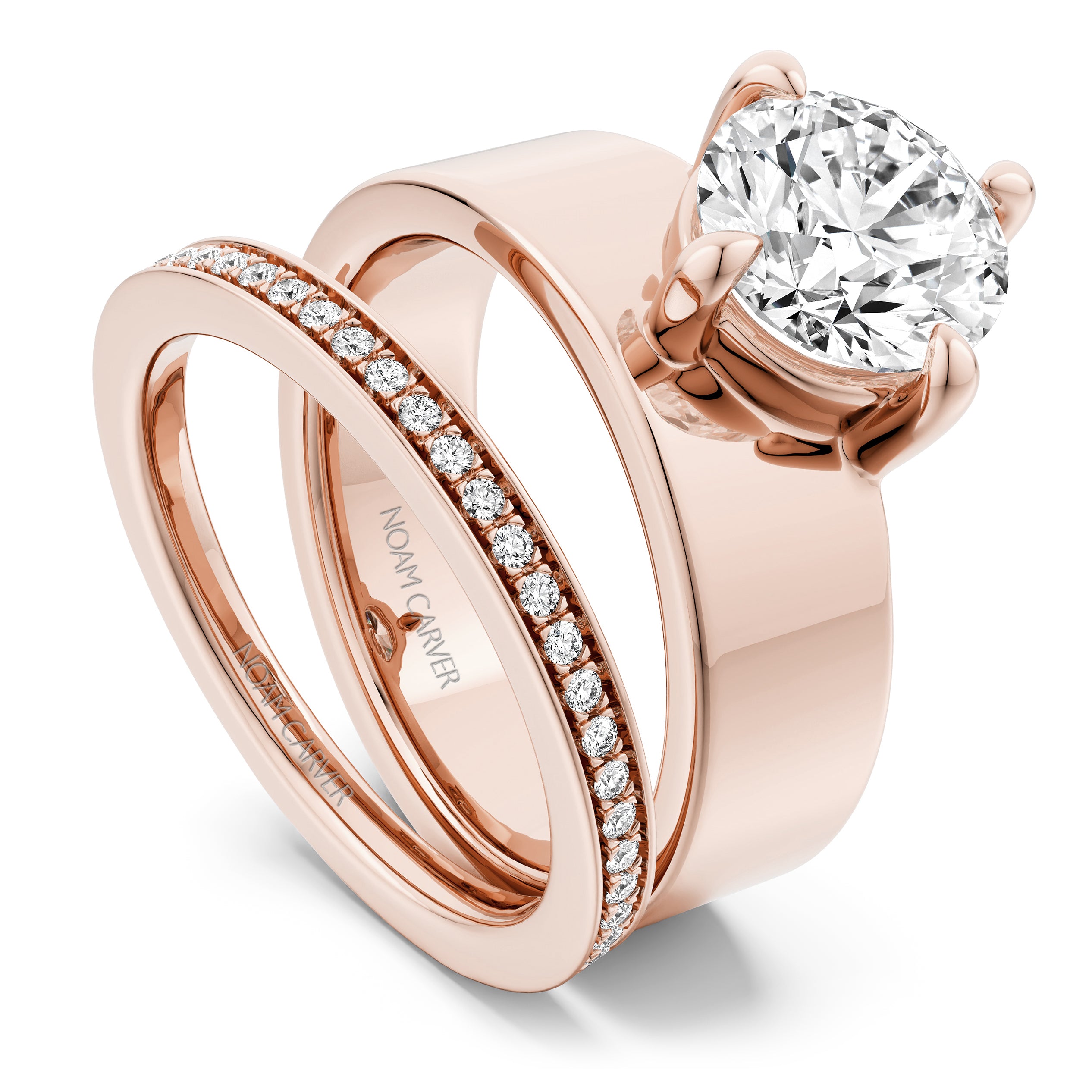 Noam Carver Diamond Solitaire Engagement Ring