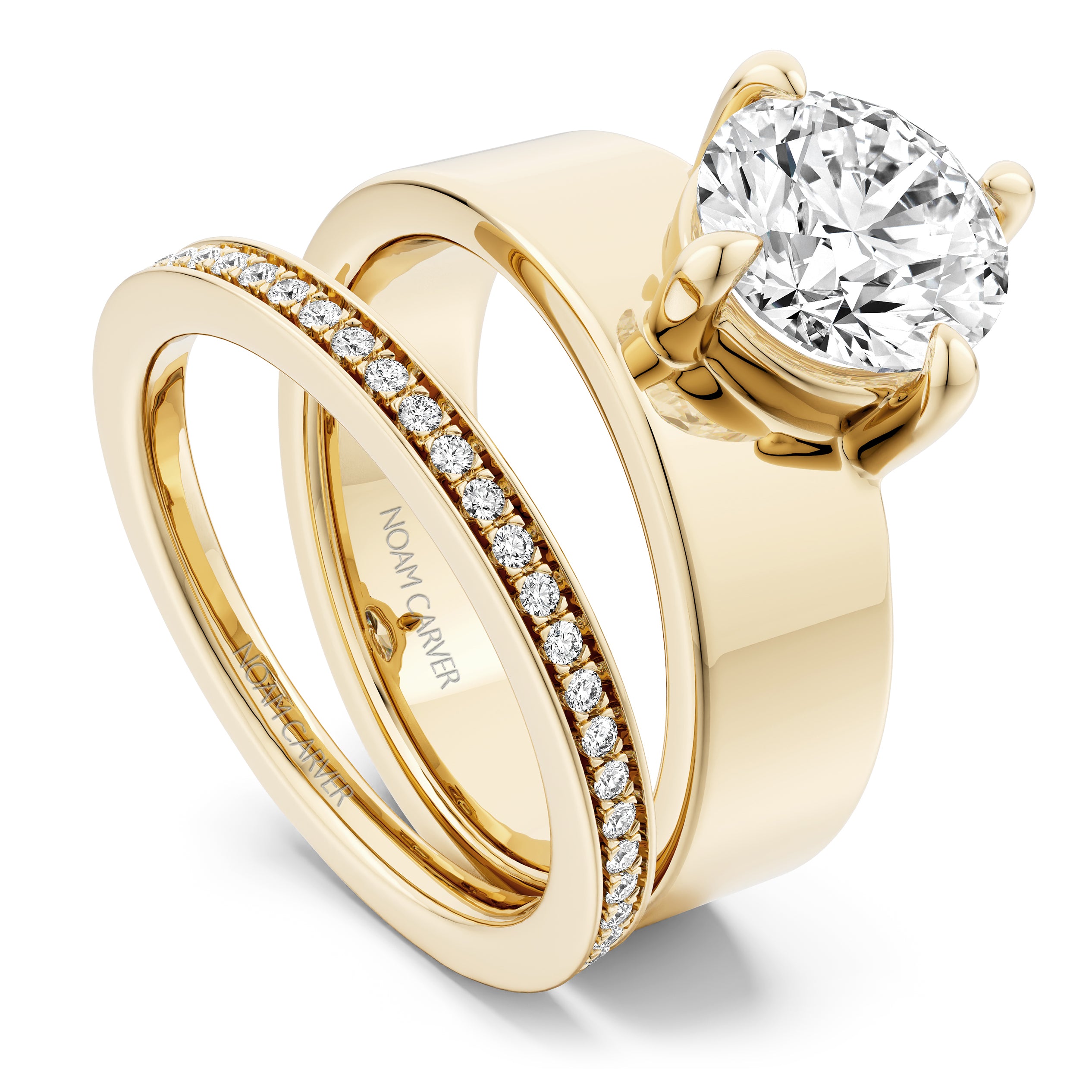 Noam Carver Diamond Solitaire Engagement Ring