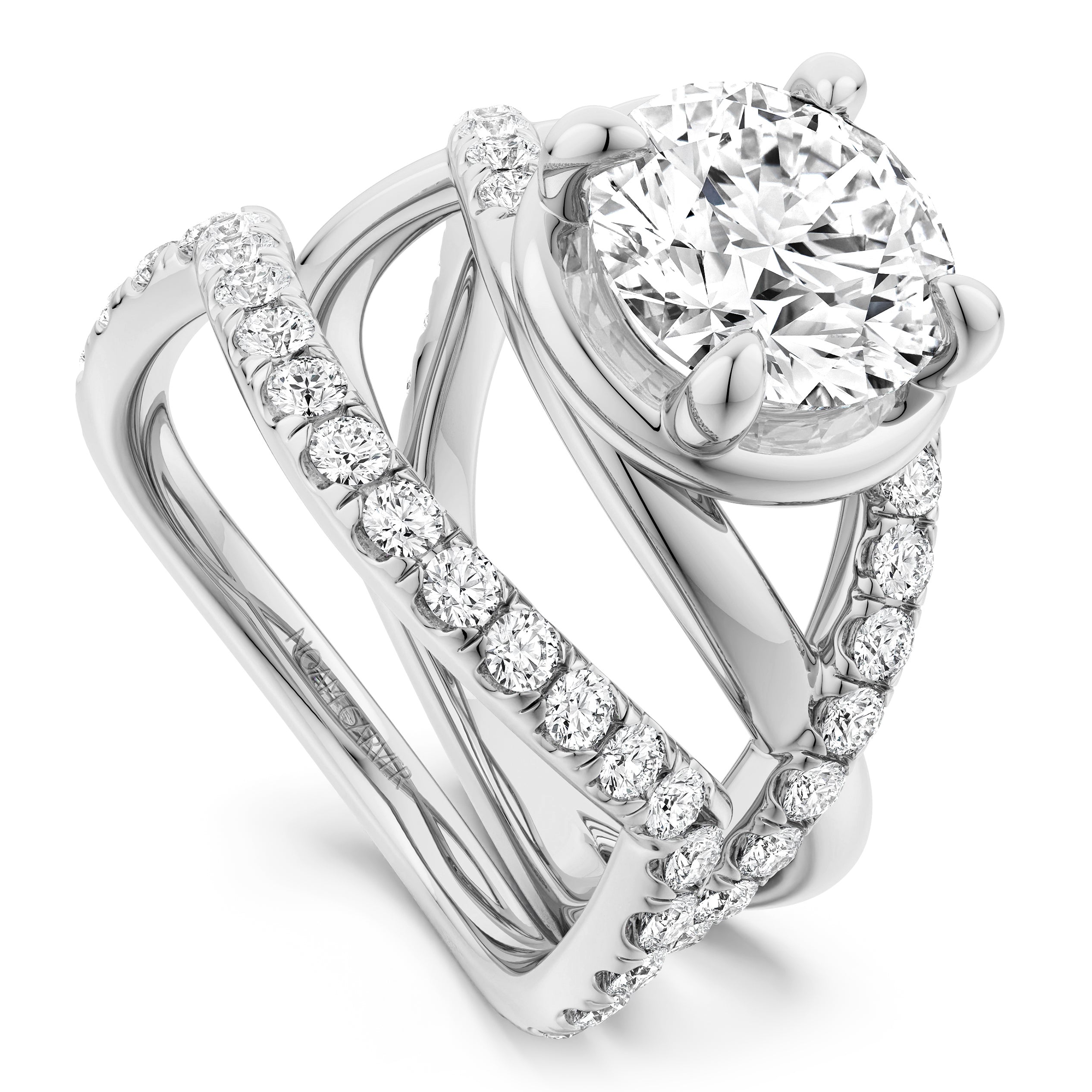 Noam Carver Diamond Engagement Ring