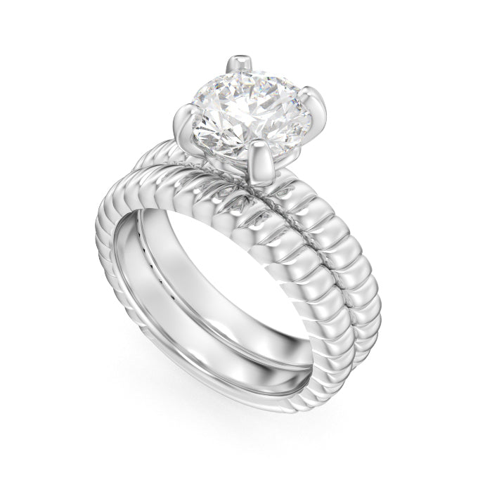 Noam Carver Diamond Solitaire Engagement Ring