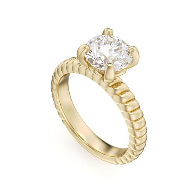 Noam Carver Diamond Solitaire Engagement Ring