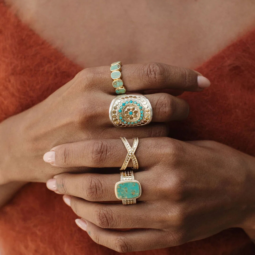 Anna Beck Flora Saddle Ring