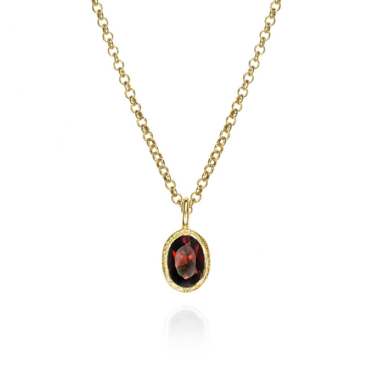 Jorge Revilla Zen Garnet Pendant