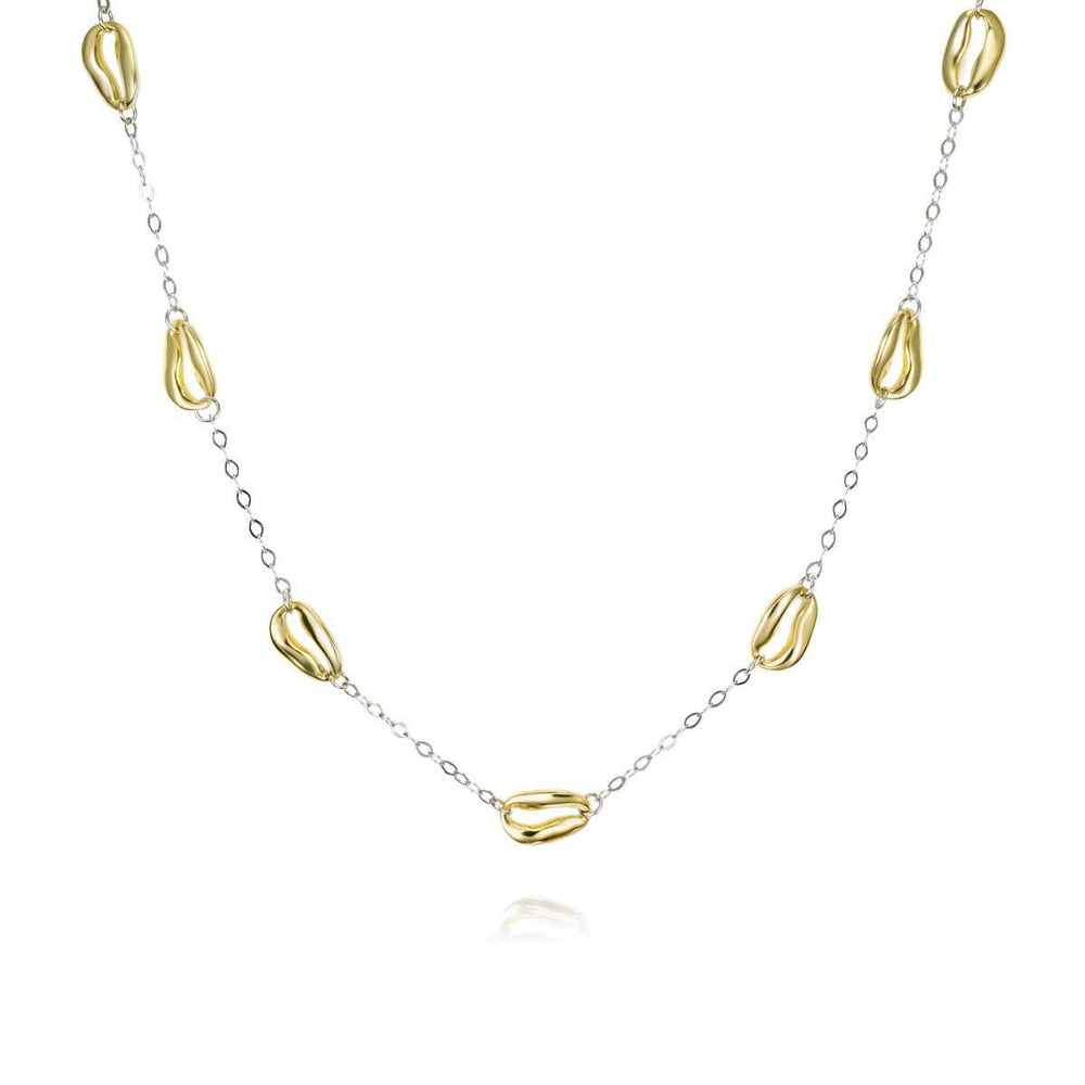 Jorge Revilla Long Two Tone Bean Necklace