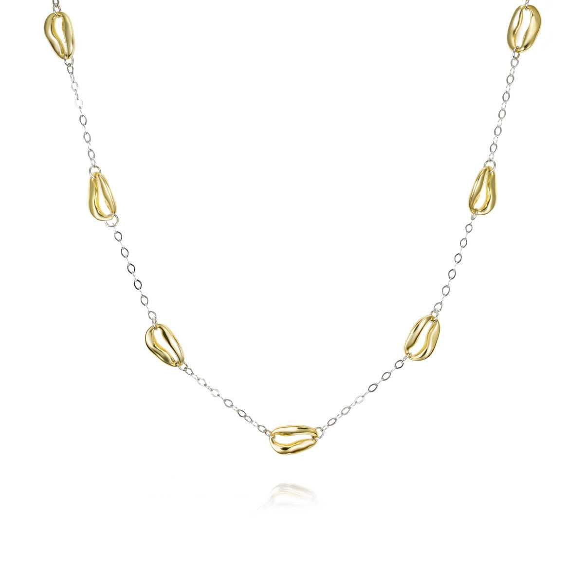 Jorge Revilla Long Two Tone Bean Necklace