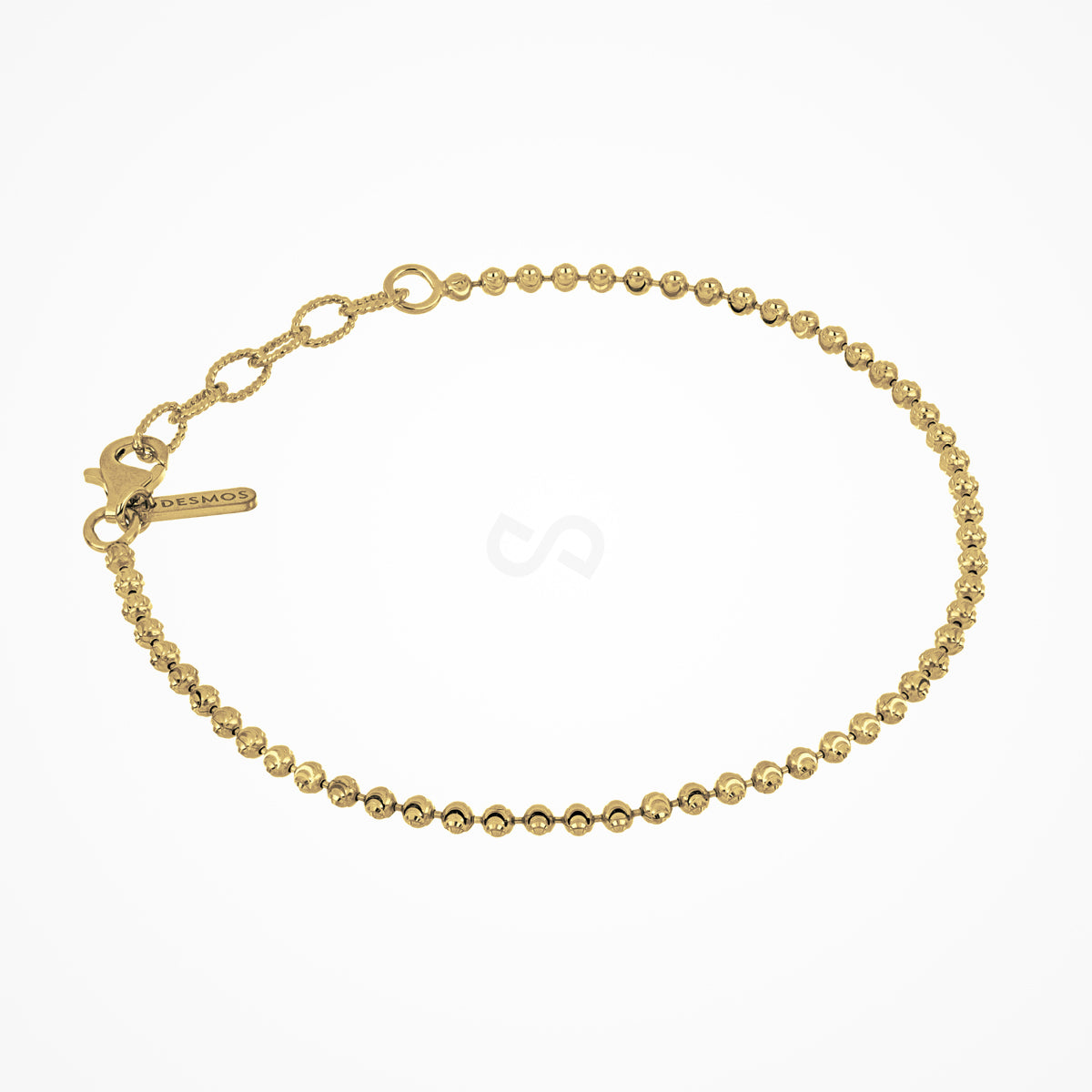 Design Moon Silver & Gold Plated Bracelet