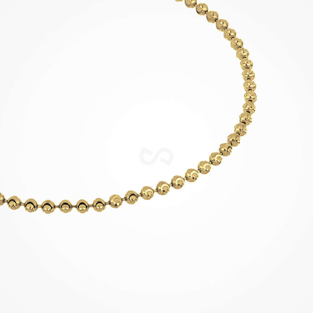 Design Moon Silver & Gold Plated Bracelet