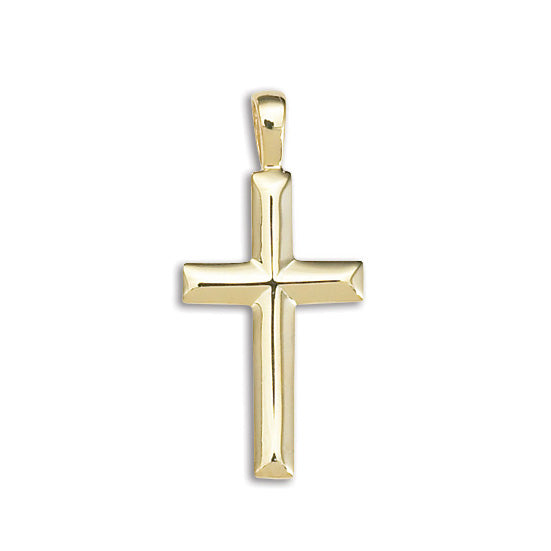 Medium Angled High Polished Cross