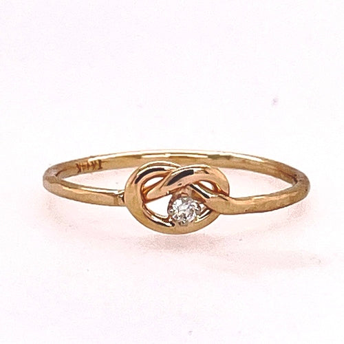 Tom Kruskal Sailor's Knot Diamond Ring