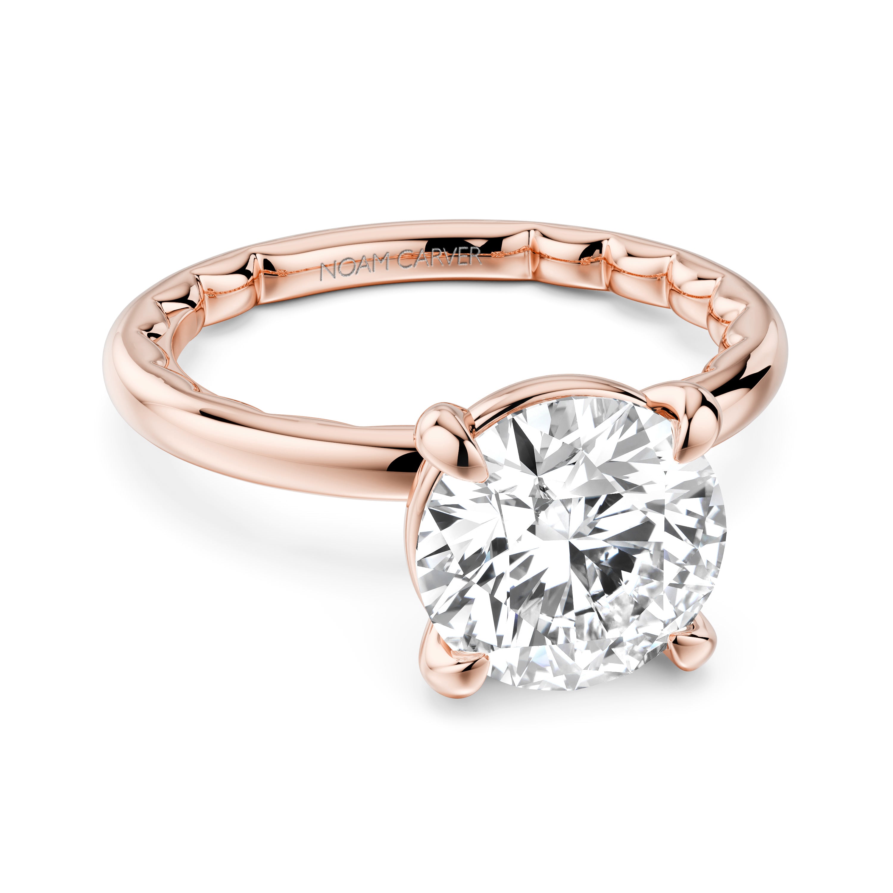 Noam Carver Diamond Solitaire Engagement Ring