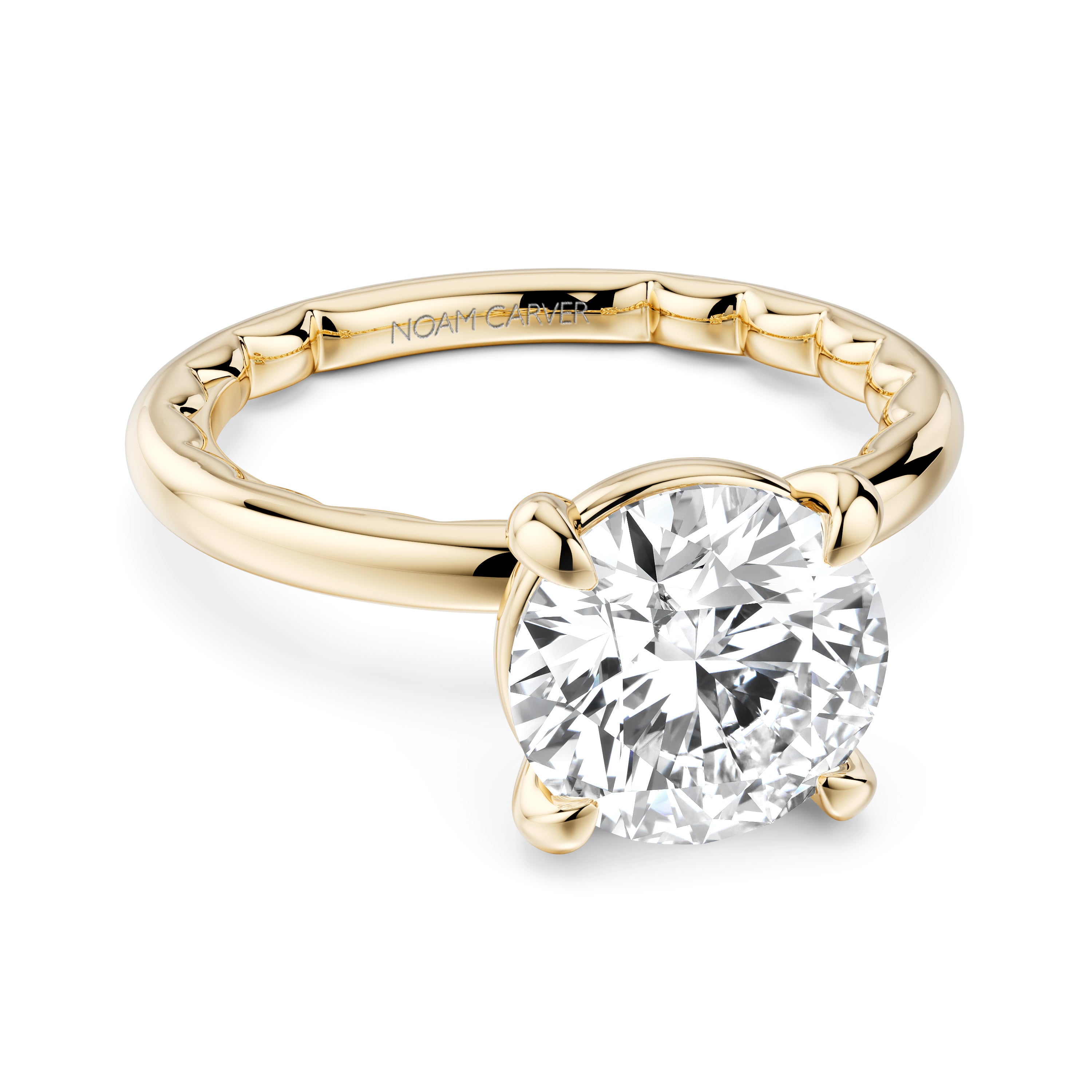 Noam Carver Diamond Solitaire Engagement Ring