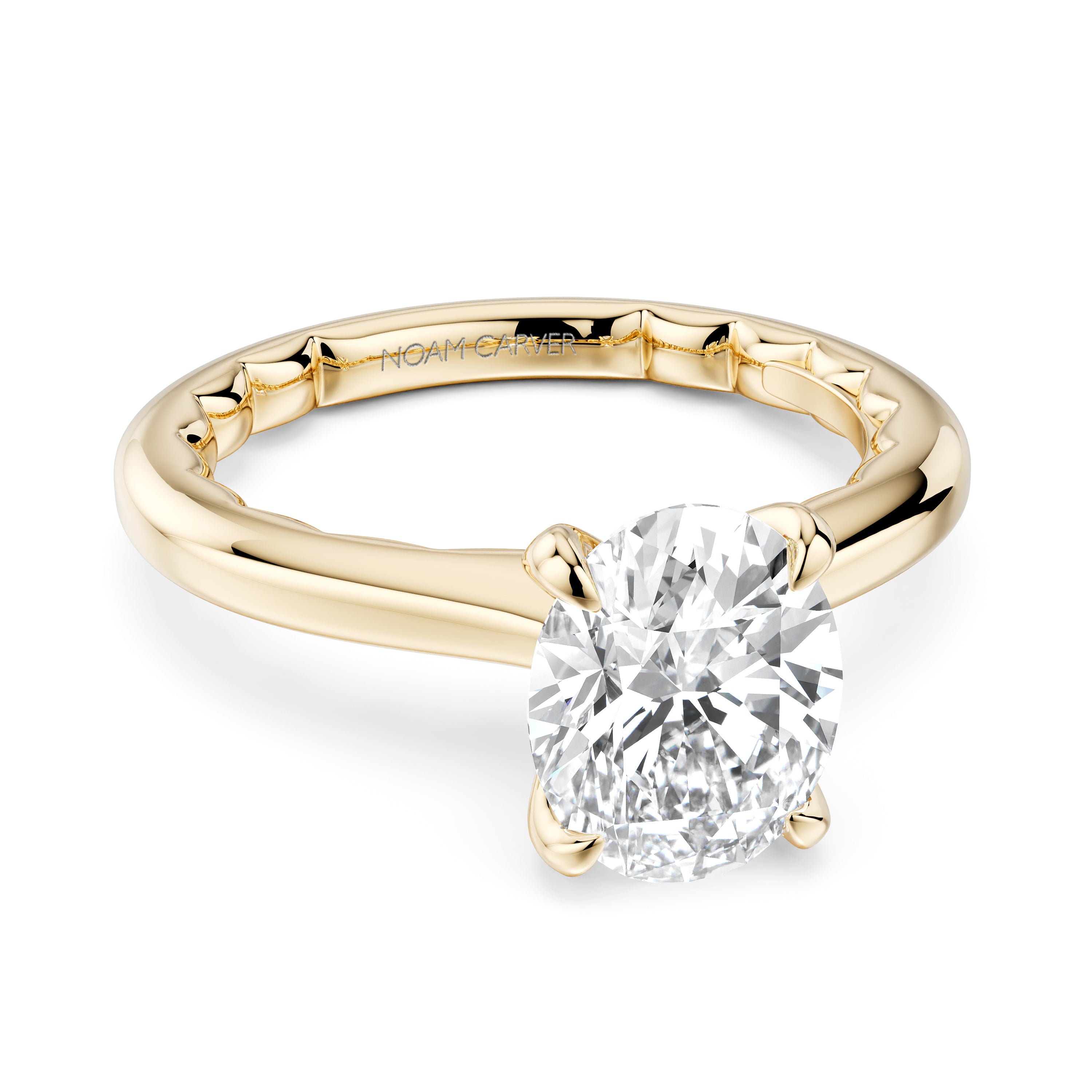 Noam Carver Diamond Solitaire Engagement Ring