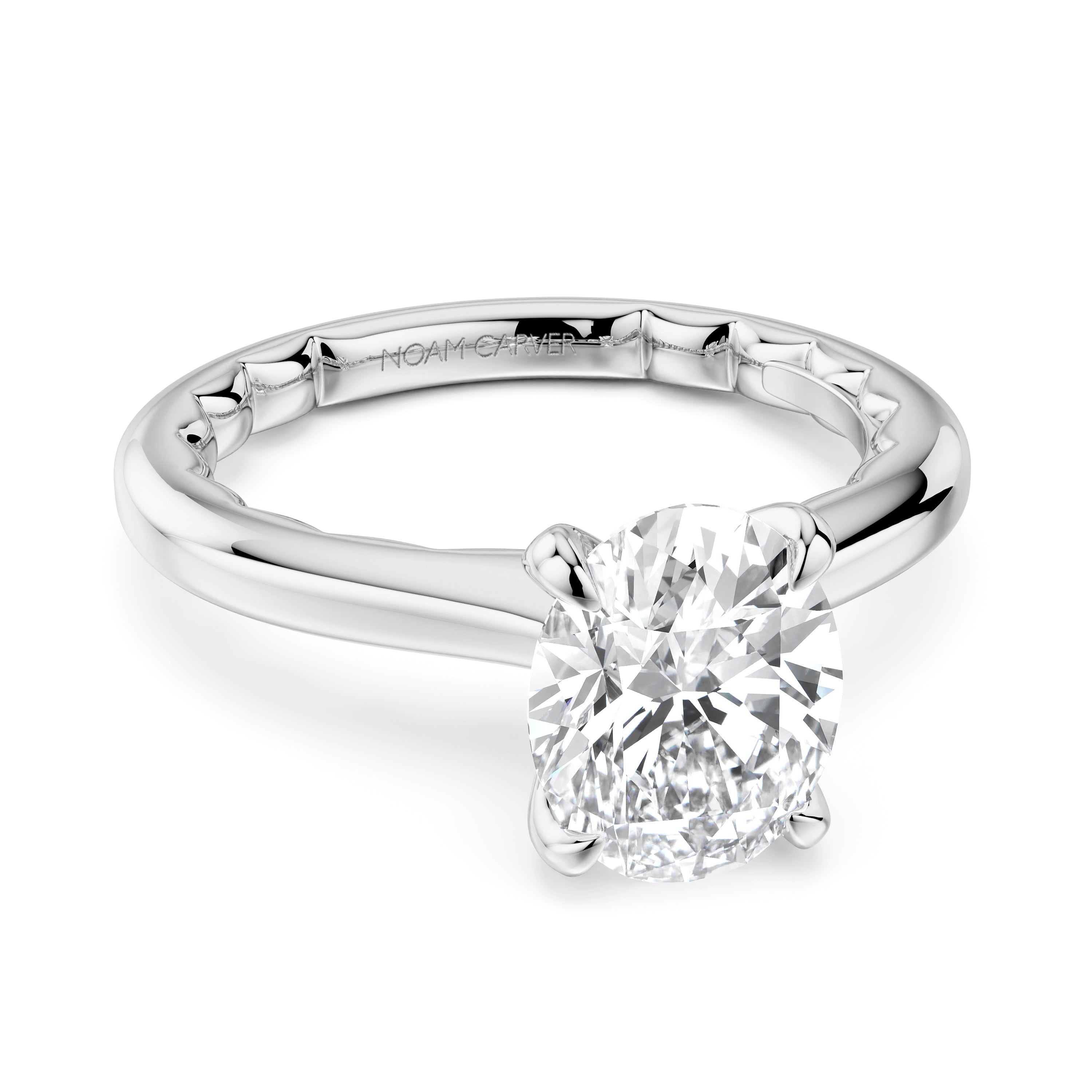 Noam Carver Diamond Solitaire Engagement Ring