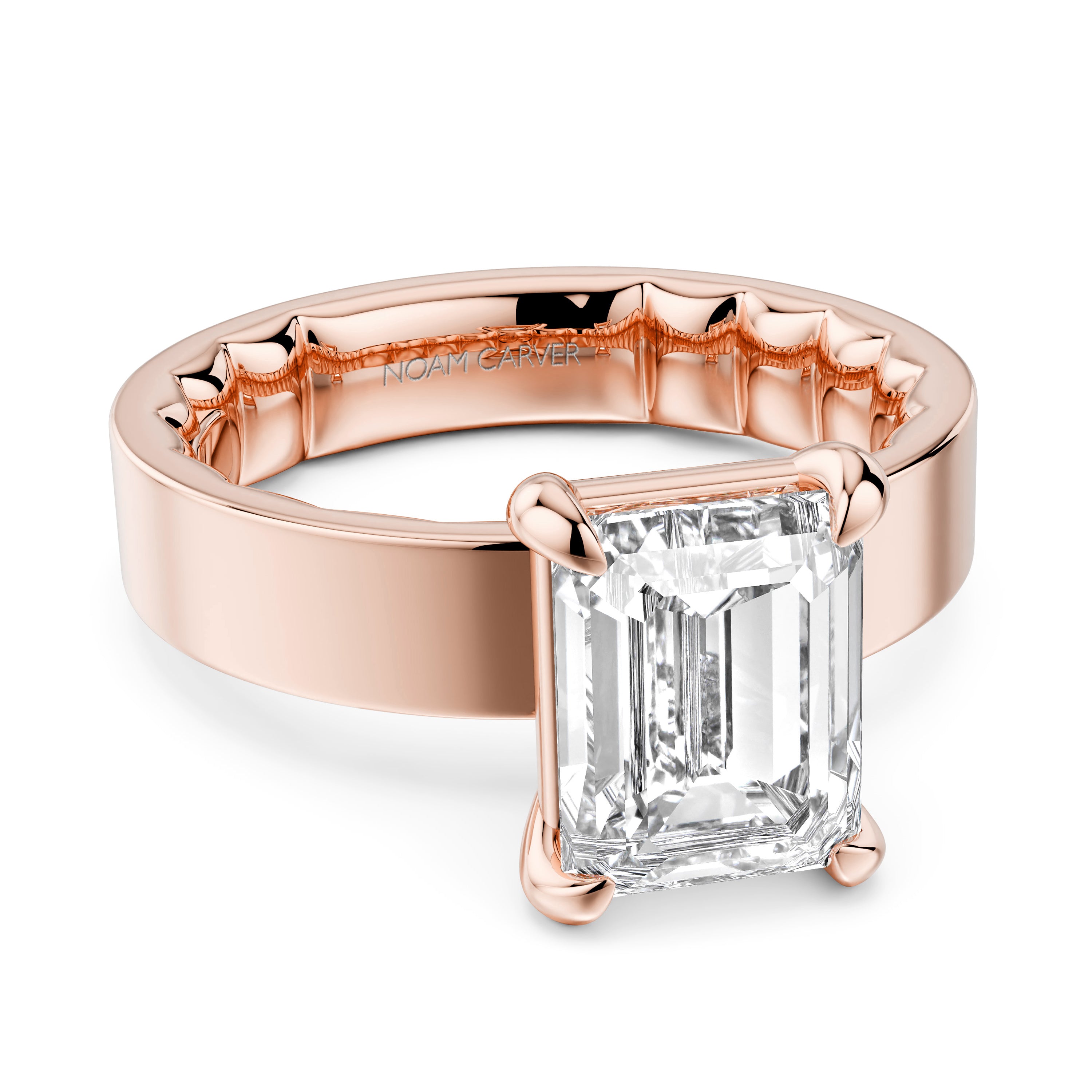 Noam Carver Diamond Solitaire Engagement Ring